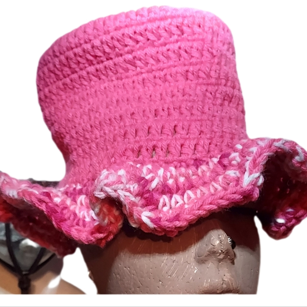 #12L❤️ve HANDMADE. Ruffle BUCKET HAT - Picture 3 of 4